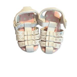 White Kids Sandals